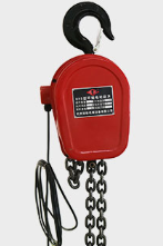 冠航環鏈電動葫蘆在物流倉儲重裝卸貨物